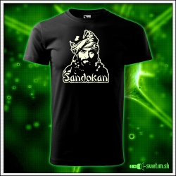 pánske retro tričko so Sandokanom, nostalgický darček sandokan