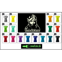 Farebné dámske tričká so Sandokanom, retro darček pre ženy nostalgia sandokan Kabir Bedi