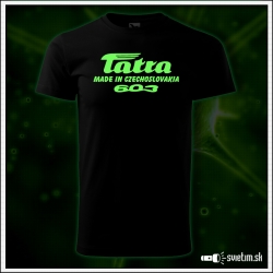 Pánske svietiace retro tričko TATRA 603 nostalgicky darček fanúšikov TATIER