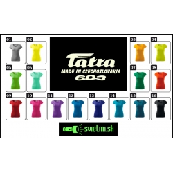 dámske farebné retro tričká s potlačou TATRA 603 so svietiacou potlačou retro darčeky pre ženy