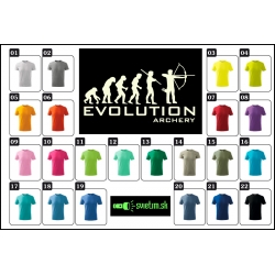 detské farebné svietiace tričká Evolution archery, vtipné tričká s potlačou pre deti