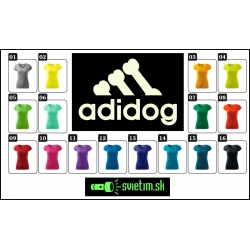 dámske farebné svietiace tričká Adidog, vtipné tričká s potlačou