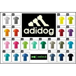 detské farebné svietiace tričká Adidog, vtipné tričká s potlačou